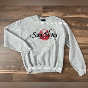 Vintage Sun Shops Santa Cruz Crewneck Sweatshirt Grey Size Medium
